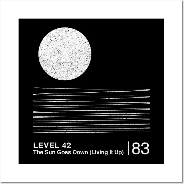Level 42 /// Minimalist Graphic Artwork Design Wall Art by saudade